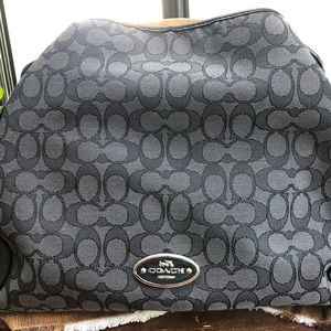 Black Coach signature bag
